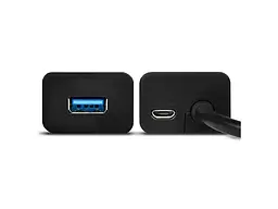 Мультипортовий адаптер AXAGON Charging USB-A Black (HUE-S2BL) - мініатюра 5