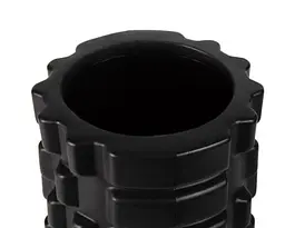 Масажний ролик (роллер) PowerPlay 4025 Massage Roller Чорний (33x14 см) (PP_4025_Black) - мініатюра 3