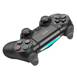 Геймпад бездротовий HOCO DGM01 для PS4 SONY Wireless DUALSHOCK 4 (Black), 3.7V, 600mAh, Box