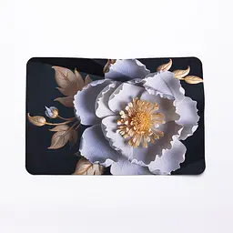 Килимок із 3D-принтом Camellia 58×38 см діатомітовий Yiwu HP-42-104