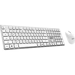 Комплект (Клавіатура та миша) MSI FORGE K210 W COMBO White UA Wireless (S11-43UA205-Y92) - мініатюра 2