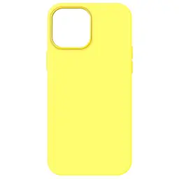 Силиконовый чехол с MagSafe для Apple iPhone 14 Pro Max, ICON2 MagCase, желтый, противоударный, панель с мягкой подкладкой, защита всего корпуса, поддержка беспроводной зарядки, совместим с защитными стеклами и пленками, ArmorStandart (ARM68416)