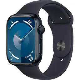 Смарт-годинник Apple Watch Series 9 GPS 45mm Midnight Aluminum Case with Midnight Sport Band M/L [MR9A3] Б/В [167110]