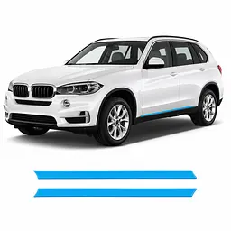Антигравійна захисна бронеплівка за лекалами для BMW X5 F15 2013-2018 - нижня зона кузова та пороги