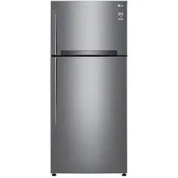 Холодильник із верхньою морозильною камерою LG GN-H702HMHZ сріблястий (GN-H702HMHZ)