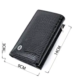 Жіночий шкіряний гаманець ST Leather 14х9х3 см acs0029421 - мініатюра 3