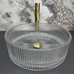 Умивальник VBI Alfano накладний 40x40 см transparent VBI-016303 - мініатюра 3