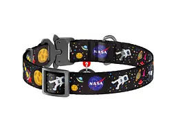 Нашийник для тварин WAUDOG Nylon з QR паспортом NASA металічна пряжка-фастекс S (5119) - мініатюра 2