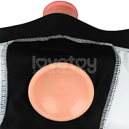 Труси для страпону Chic Strap-On Shorts, 28-31 (синій) - мініатюра 11