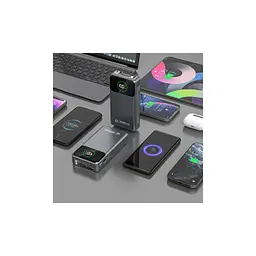 Батарея універсальна Dudao K31Pro 20000mAh 45W PD, QC, with built-in USB-C/Lightning cables (6977196682010) - мініатюра 6
