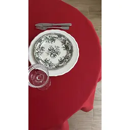 Скатертина Ecotton Duck водовідштовхувальна 170х200 см Red (25330) - мініатюра 7