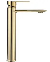 Змішувач для умивальника Rea Veneta gold високий (REA-B6419) - мініатюра 2