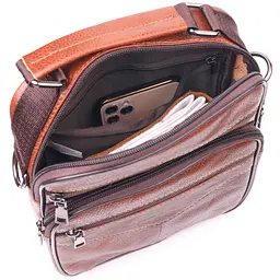 Чоловіча шкіряна сумка Vintage 20х24,5х6 см sum0022398 - мініатюра 5