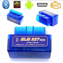 Автосканер ELM327 V1.5 OBD2 mini Bluetooth для діагностики авто після 2004 (2713) - мініатюра 3