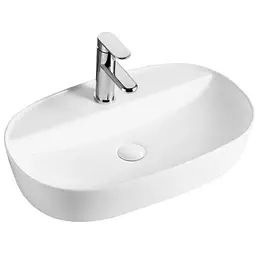 Раковина накладна Mixxus Premium ELLIPSE-0204 з отвором під змішувач (MP6679)