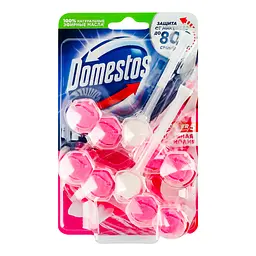 Блоки для чищення унітазу Domestos Power 5 Крижана магнолія, 110 г (2 шт по 55 г) - мініатюра 2