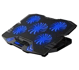 Охолоджувальна підставка для ноутбука 15.6 дюймів Ice Coorel K-5 Led Blue 5xfans - мініатюра 2