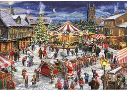 Пазл Clementoni Classic Christmas Collection: Різдвяний ярмарок (Classic Christmas Collection - The Christmas Fair Puzzle - 1500 pcs.), 1500 ел. (31725) - мініатюра 2