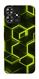 Чохол Demsky Neon hexagon для ZTE Blade A73 4G