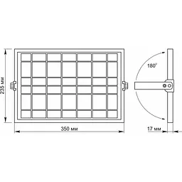 Прожектор Videx LED 1000LM 5000K 3.2V автономний (VL-FSO2-505) - мініатюра 9