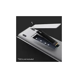 Порт-реплікатор J5create Dock-Station USB-C 10Gbps, 12-in-1 (слот M2 NVMe/хаб/HDMI/DP/PD/картрид/LAN) (JCD552-N) - мініатюра 8