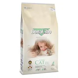 Сухий корм для котів BonaCibo Adult Cat Lamb & Rice з ягнятком та рисом 5 кг BC405666