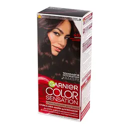 Фарба для волосся Garnier Color Sensation відтінок 4.12 перламутровий каштановий 110 мл (C6544101) - мініатюра 3