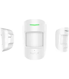 Бездротовий датчик руху і розбиття скла Ajax CombiProtect 7170.06.WH1/38097.06.WH1 White - мініатюра 2
