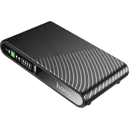 Джерело безперебійного живлення для роутерів Hoco DB63 Portable DC UPS 5/9/12V 10000 mAh чорний - мініатюра 2
