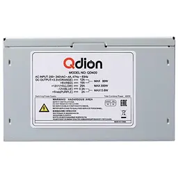 Блок живлення Qdion 450W (QD450) Б/в - мініатюра 3