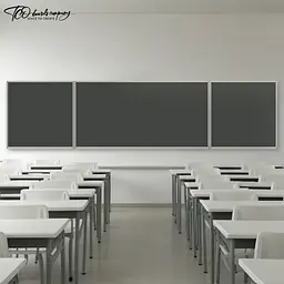 Крейдяна дошка ТСО грифельна 4000х1000 мм 5-поверхова - мініатюра 4
