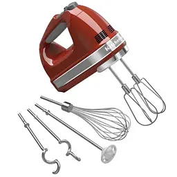 Міксер KitchenAid 5KHM9212EER ручний 9 швидкостей червоний - мініатюра 4