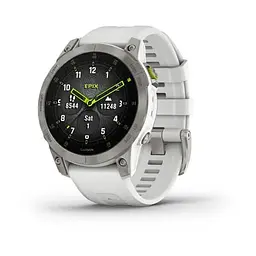 Смарт-годинник Garmin Epix (Gen 2) Sapphire - White Titanium (010-02582-20/21)
