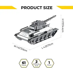 Колекційна модель Metal Time T-34/85 MT071 - мініатюра 7