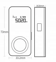Лазерний далекомір Xiaomi HOTO Smart Laser Tape Measure (QWCJY001) [56821] - мініатюра 3