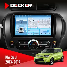 Штатна магнітола KIA Soul 2013-2019 Decker D9-010 6x128, DSP, 4G, 2K Decker (НФ-00004870)