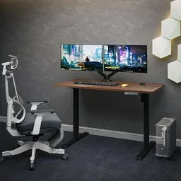 Комп'ютерний стіл Mealux PowerDesk Energy Walnut з електрорегулюванням висоти (EVO-201 Energy Walnut/B) - мініатюра 5