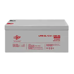 Акумулятор гелевий LPM-GL 12V - 280 Ah - мініатюра 2