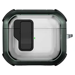Футляр протиударний Locking Button для навушників Airpods 3 Apple Green