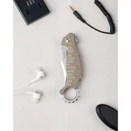Ніж складаний кишеньковий Ruike P881-W, (7.6 см) 14C28N / G10 бежевий - мініатюра 6