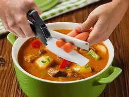 Кухонний ніж Ason Clever Cutter JN-59 TV One для швидкого нарізування та шинкування - мініатюра 3