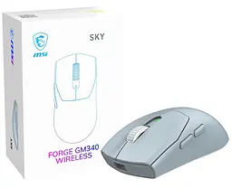 Миша MSI FORGE GM340 Blue (FORGE GM340 W SKY) - мініатюра 2