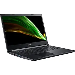 Ігровий ACER Aspire 7 A715-42G, AMD Ryzen 5 5500U 4GHz, 15.6" Full HD, 8GB, SSD 512GB, NVIDIA GeForce GTX 1650, DOS, чорний - мініатюра 2