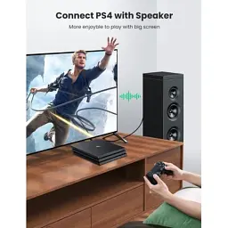Кабель мультимедійний Optical Toslink 1.0m AV122 black Ugreen (70890) - мініатюра 6