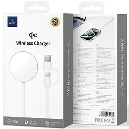 БЗП Wi-W029 MagCircle Qi2 15W Gold Wiwu teh0029897 - мініатюра 5
