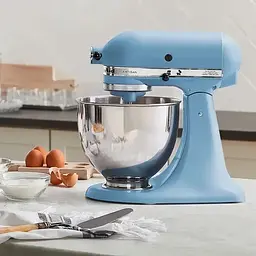 Планетарний міксер KitchenAid Artisan 4.8 л оксамитово-блакитний (5KSM175PSEVB) - мініатюра 12