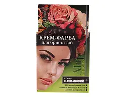 Фарба для брів і вій АННА Темно-каштановий Топаз
