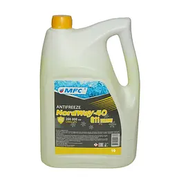 Антифриз NordWay -40 жовтий -26ºC G11 8,87кг