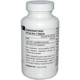 Амінокислота Source Naturals DMAE 351 мг 100 капсул - мініатюра 2
