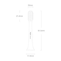 Насадки для зубної щітки MiJia Electric Toothbrush Regular T200 T200C MBS305 BHR5983CN White 3шт. - мініатюра 3